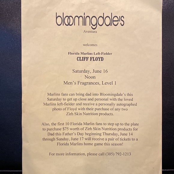 Cliff Floyd - Marlins signed photo - Picture 2 of 2